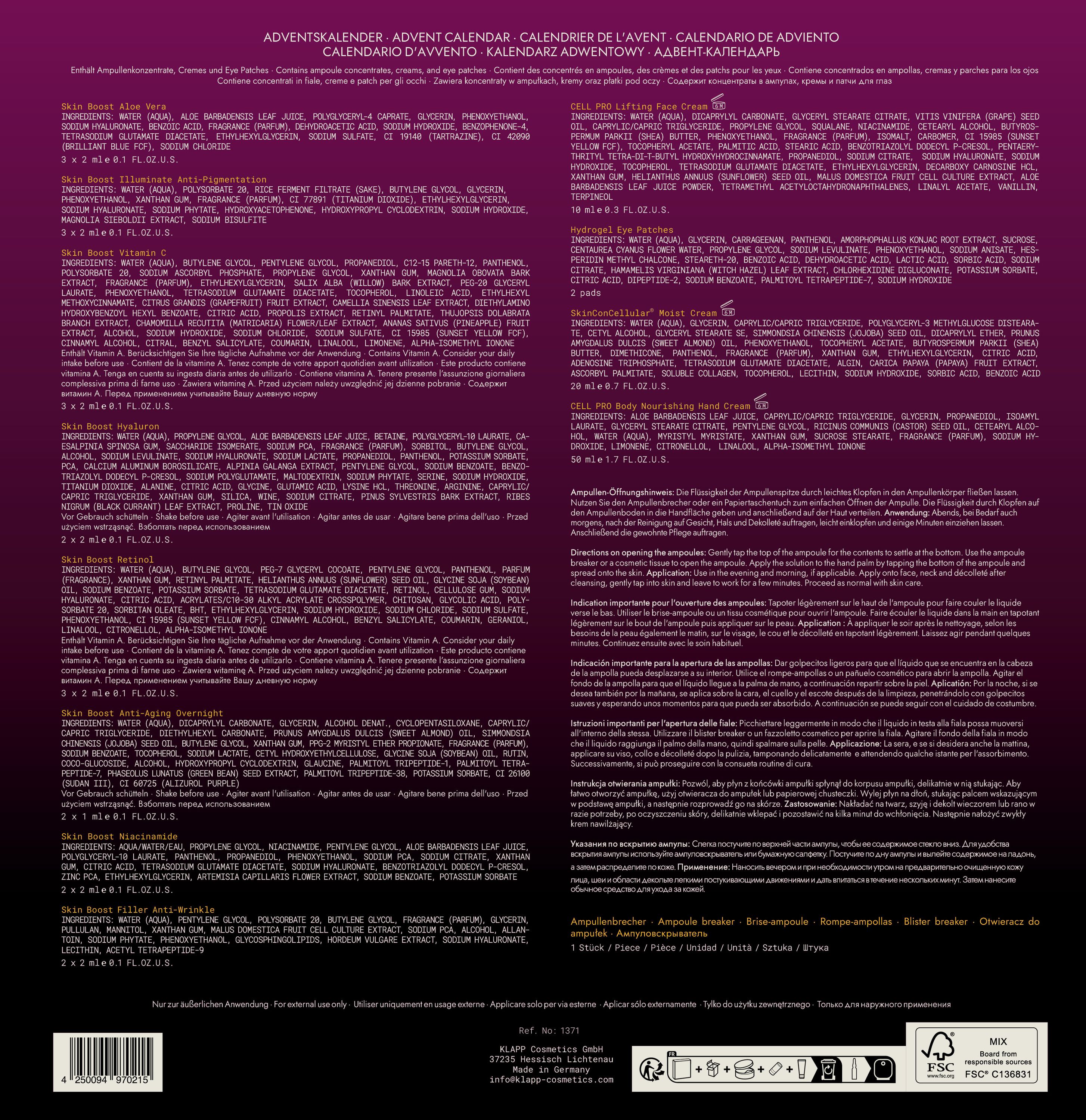 KLAPP Weihnachten Adventskalender