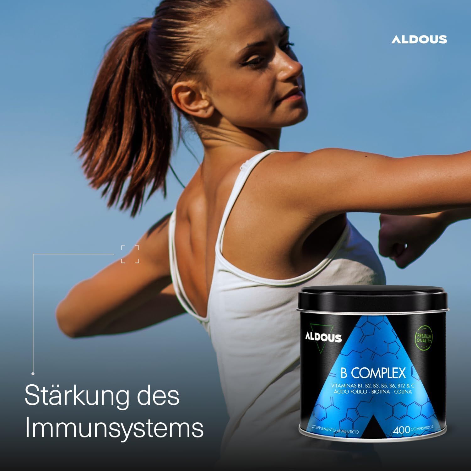 Aldous Vitamin B Komplex mit Vitamin C Tabletten