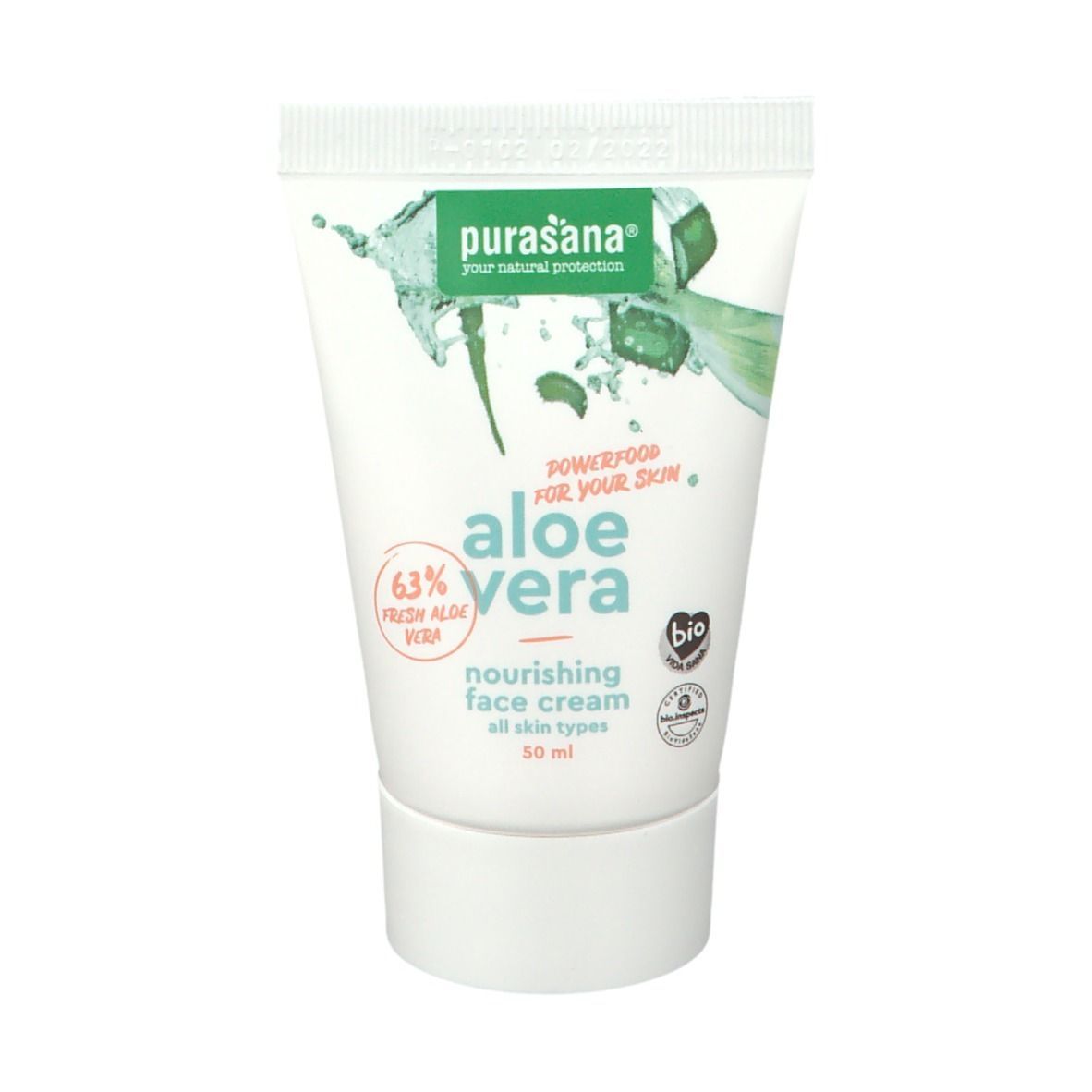 purasana® Aloe Vera pflegende Gesichtscreme