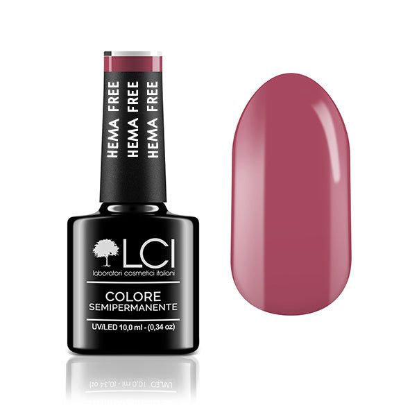 LCI Cosmetics - Smalto Semipermanente LCI - Hema Free - Azalea - Rosa