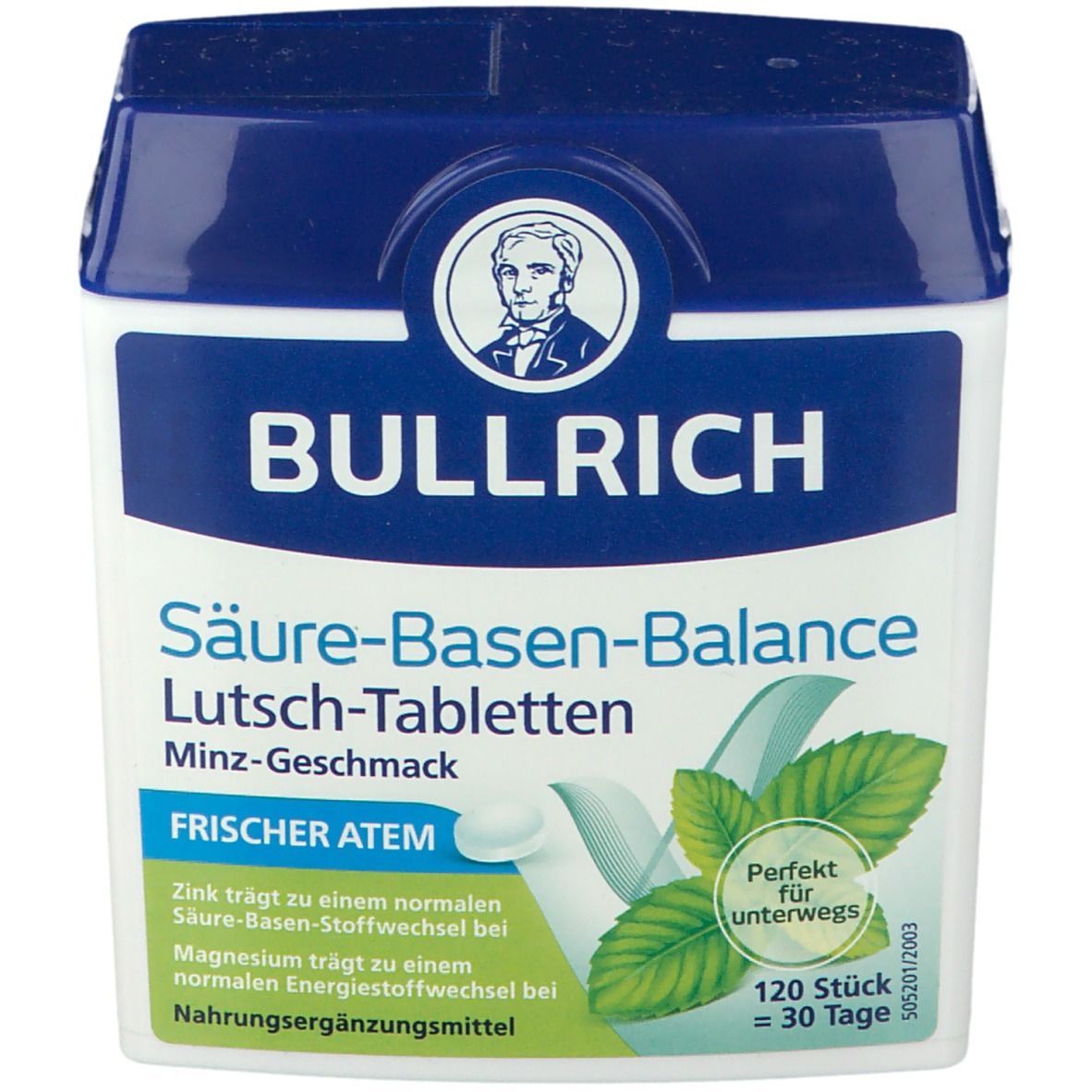 Bullrich Säure-Basen-Balance Lutschtabletten Minzgeschmack