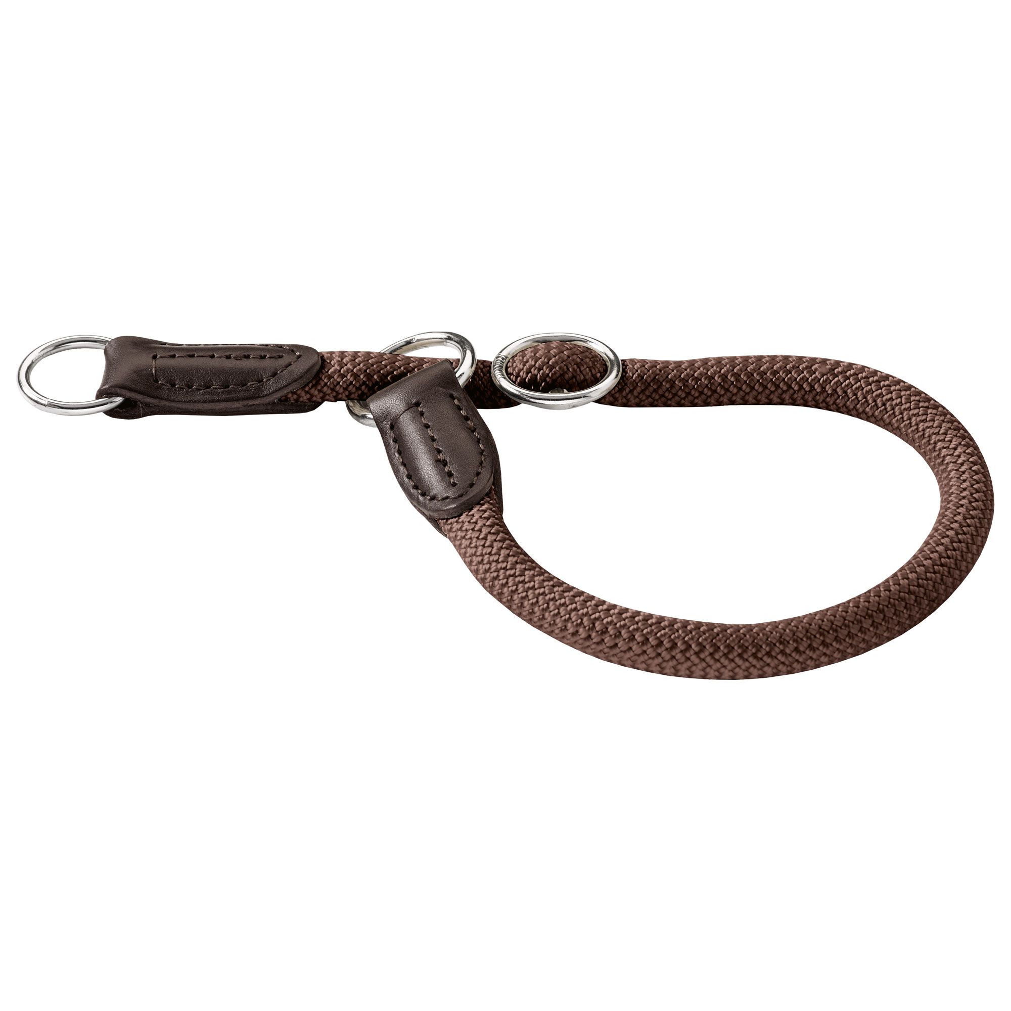 Hunter Dressurhalsung Halsband Freestyle - Hundehalsband - mit genähten Lederkappen
