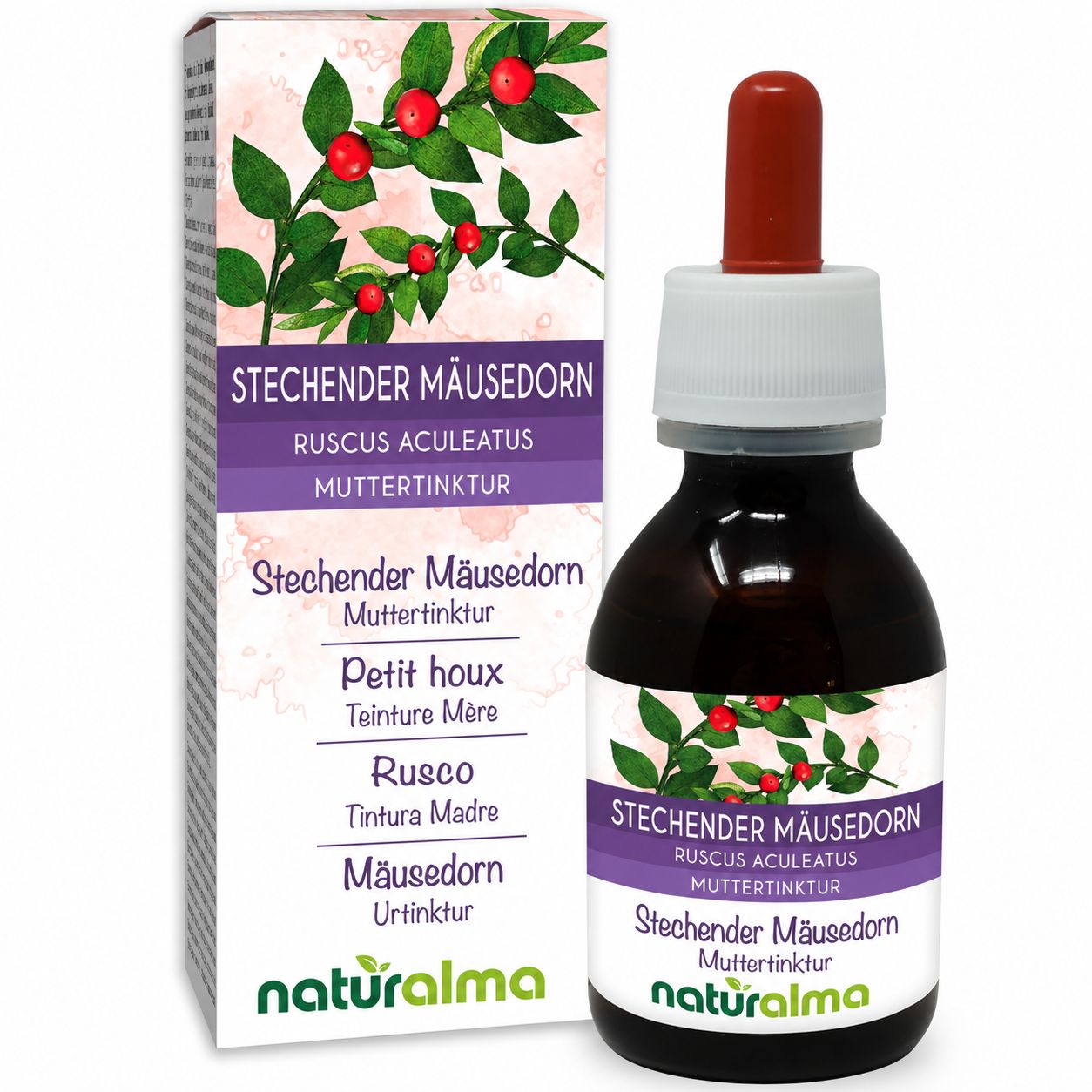 Naturalma Mäusedorn (Ruscus aculeatus) alkoholfreie Tropfen 120 ml