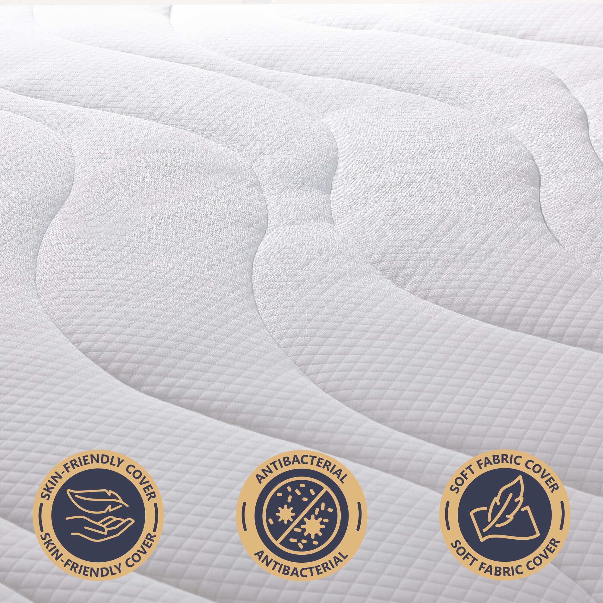 The White Stone Matratze 120x190 cm aus hypoallergenem Waterfoam, 25 cm