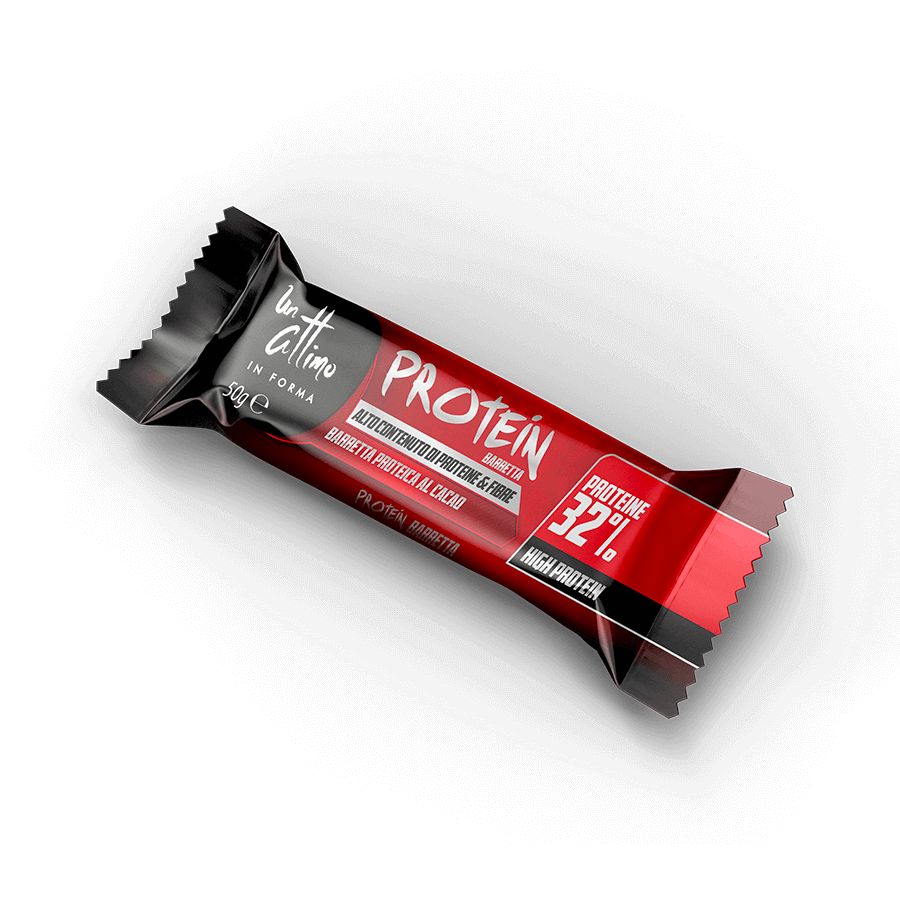 1attimoinforma Barretta Proteica al 32%; Gusto Cacao
