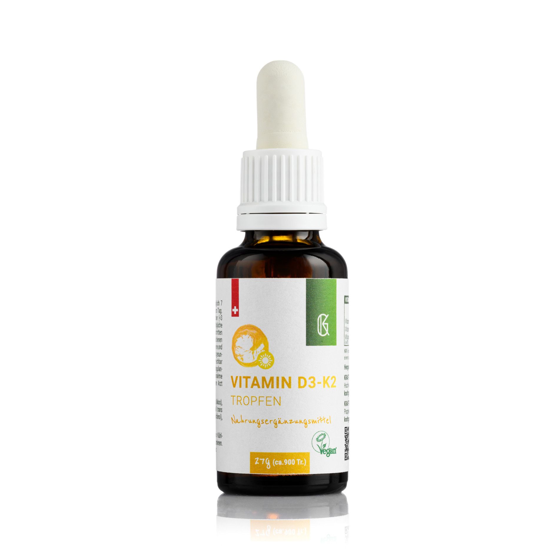 Kraftgras Vitamin D3-K2 Tropfen