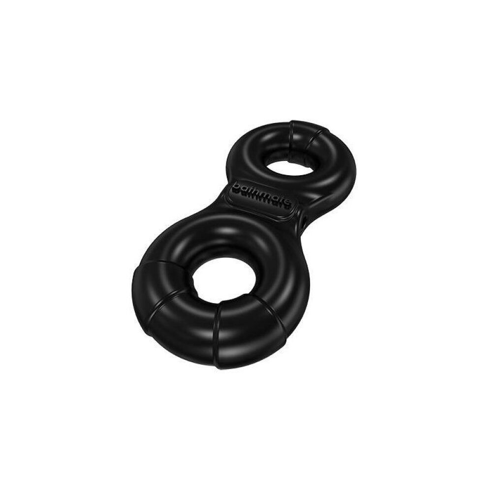 Penisring "Acht" mit Vibration und Hodenring | Leistungsstark | Bathmate