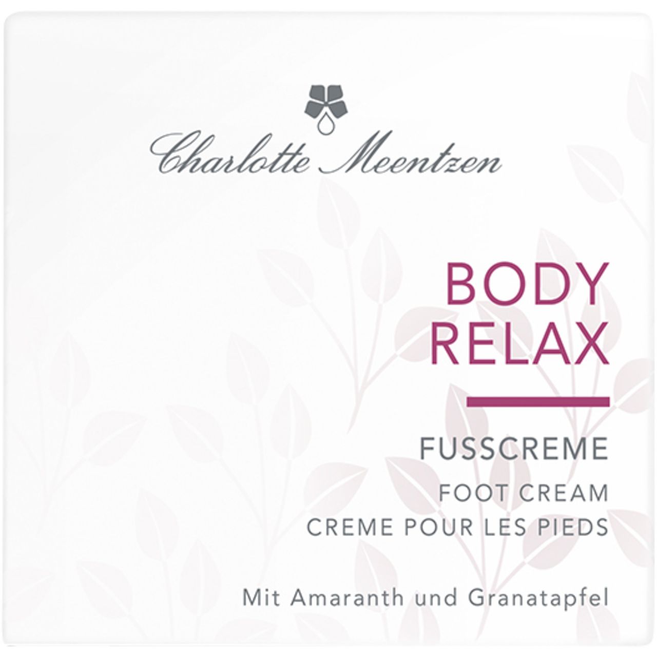 Charlotte Meentzen, Body Relax Fusscreme
