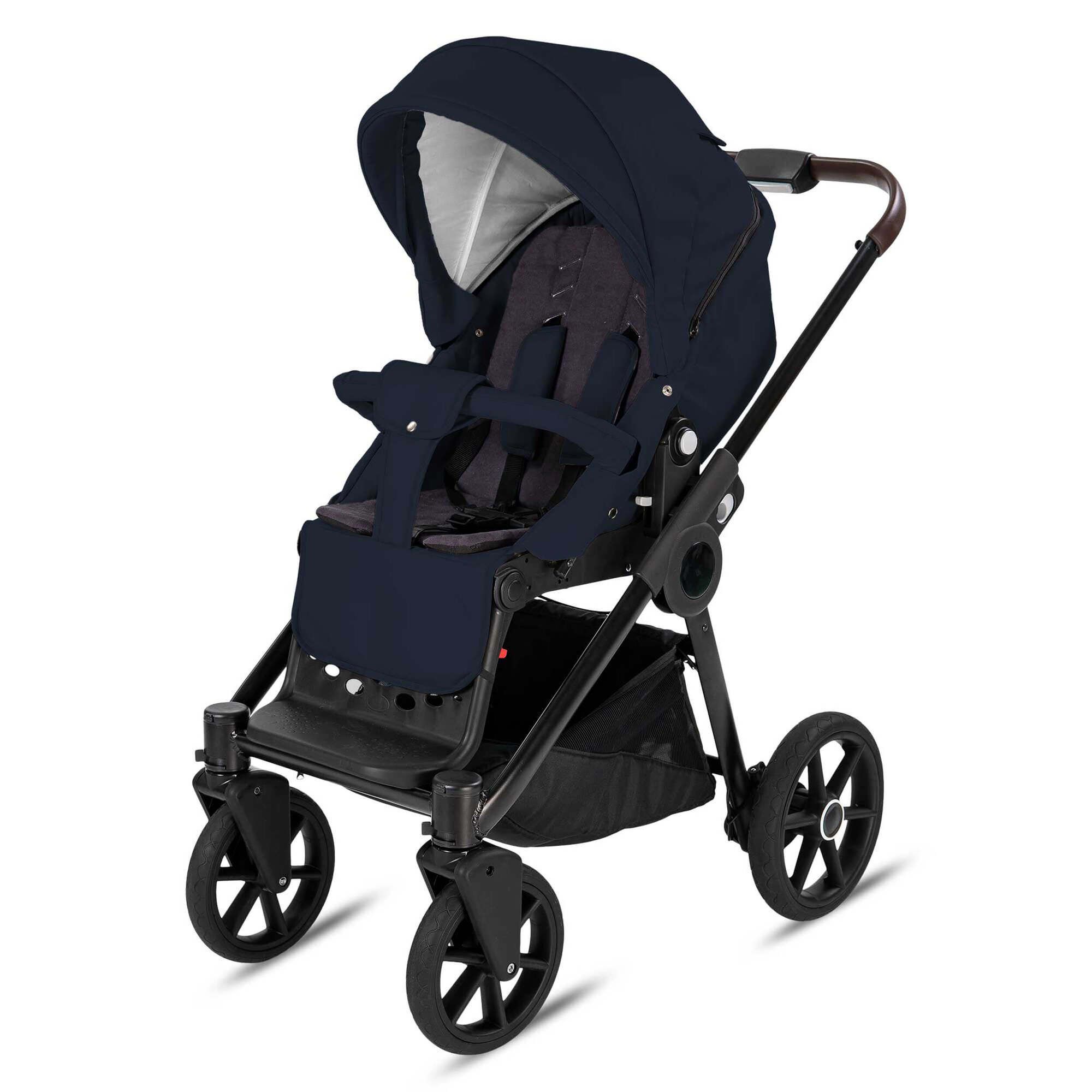 Bebebi Minigo Groove 2 in 1 Kombikinderwagen GEL Reifen, Marine