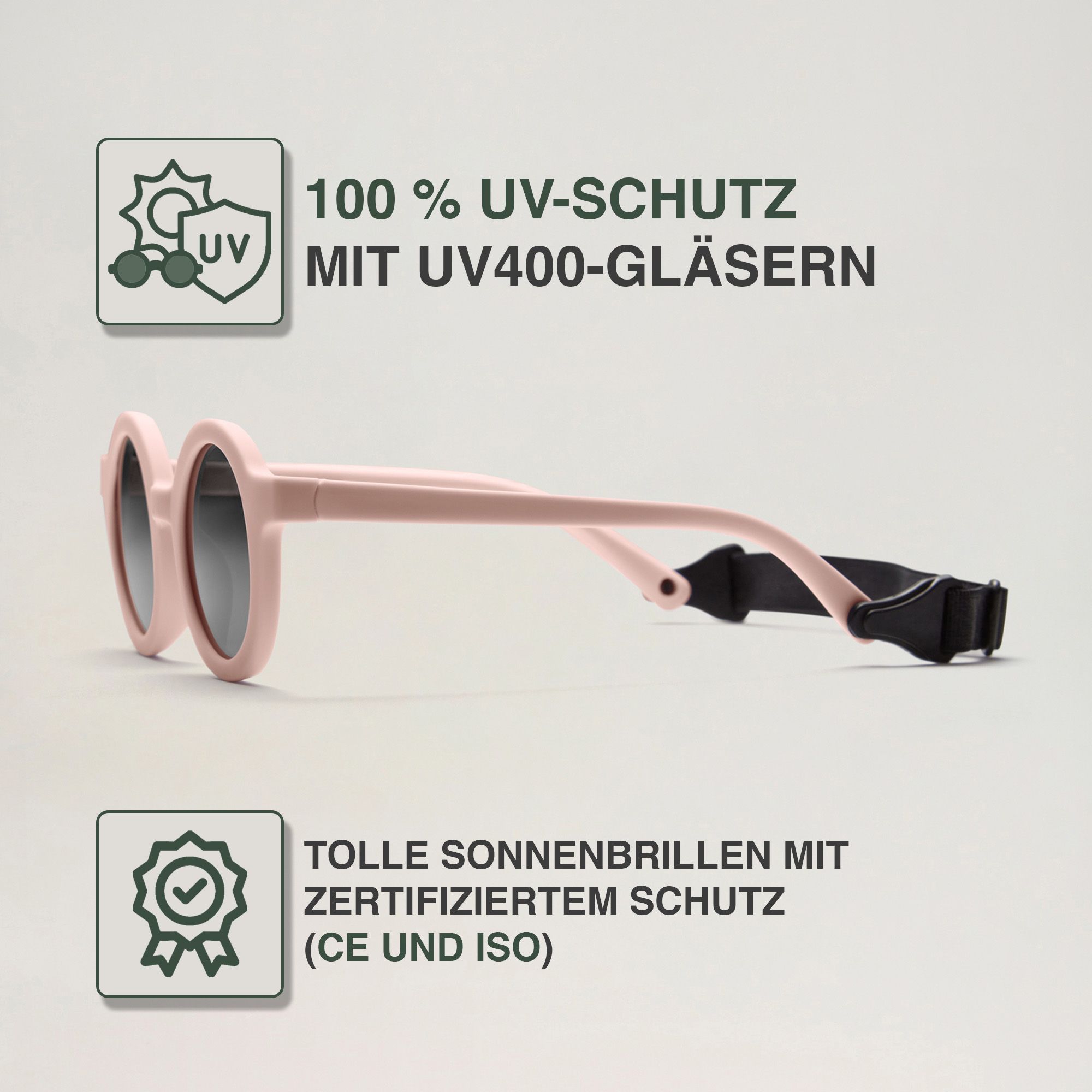 BabyMocs Biegsame Baby-Sonnenbrille