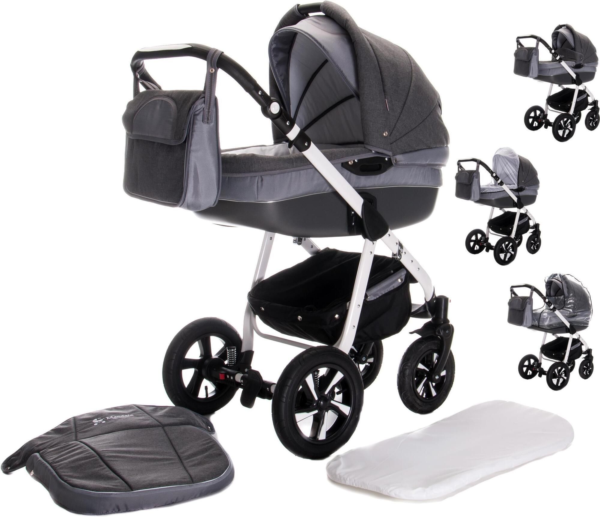 Friedrich Hugo Mandala 3 in 1 Kinderwagen Set Luftreifen, Espresso