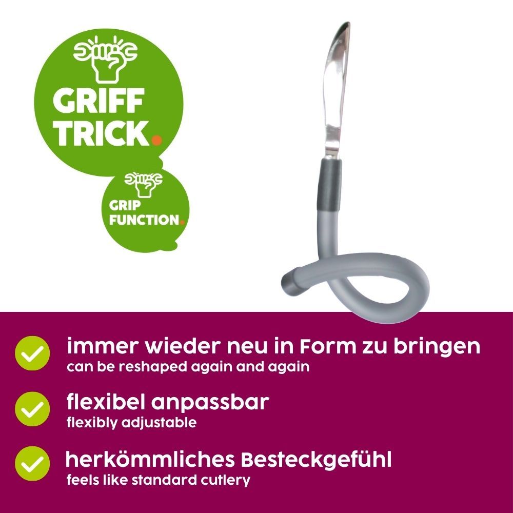 ORNAMIN Messer mit biegsamem Griff