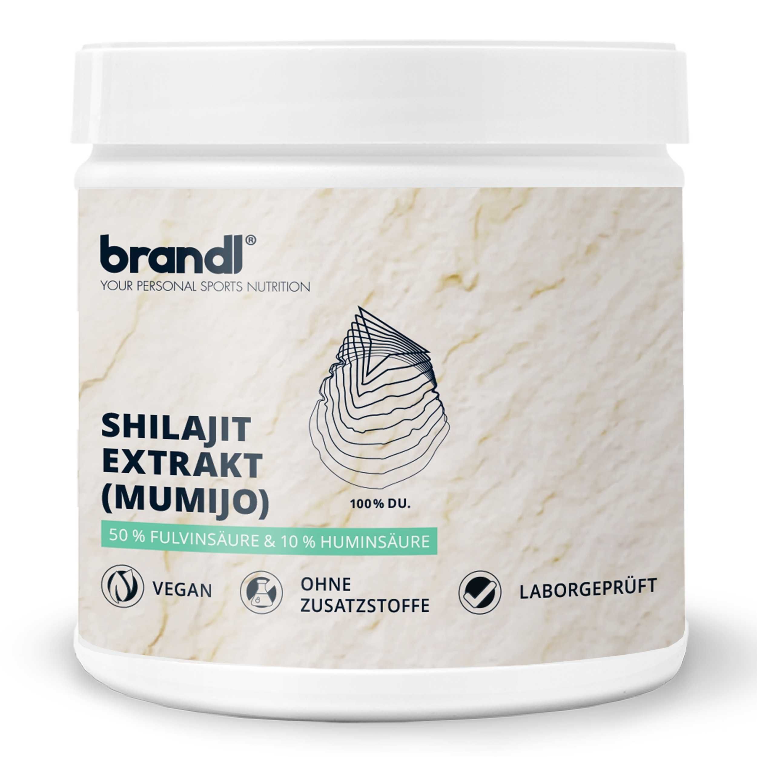 brandl® Shilajit Kapseln Extrakt mit Fulvinsäure und Huminsäure