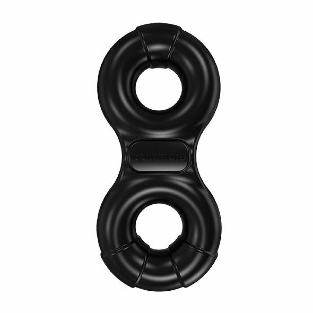 Penisring "Acht" mit Vibration und Hodenring | Leistungsstark | Bathmate