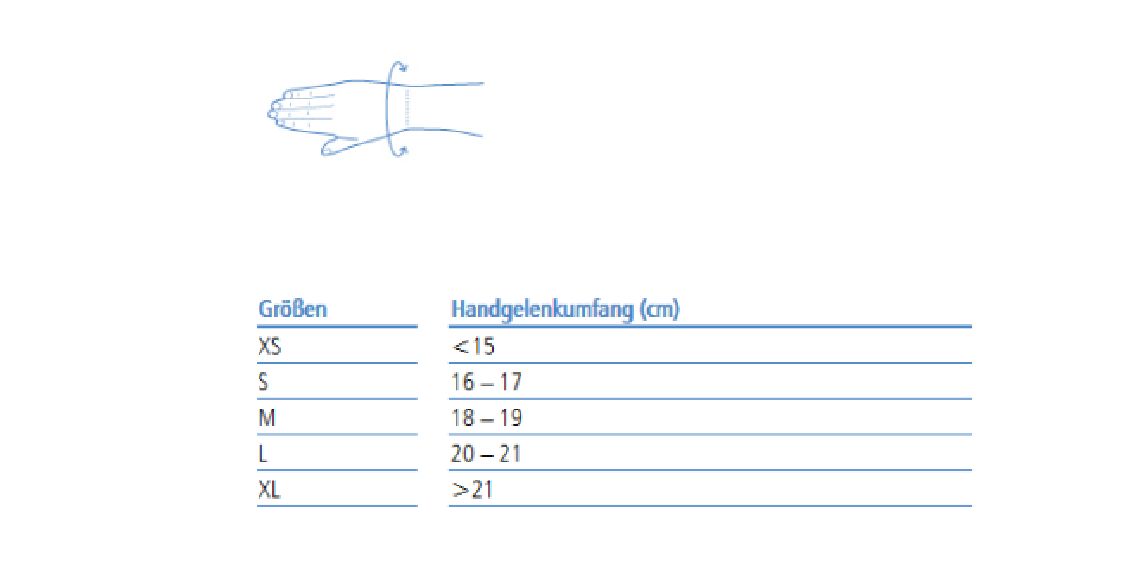 Dynamics Handgelenkstütze rechts Gr.L schwarz 1 St