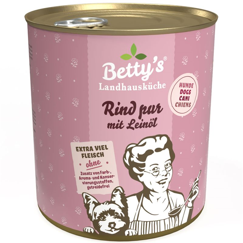 Bettys Landhausküche Betty's LHK Dog Rind pur mit Leinöl