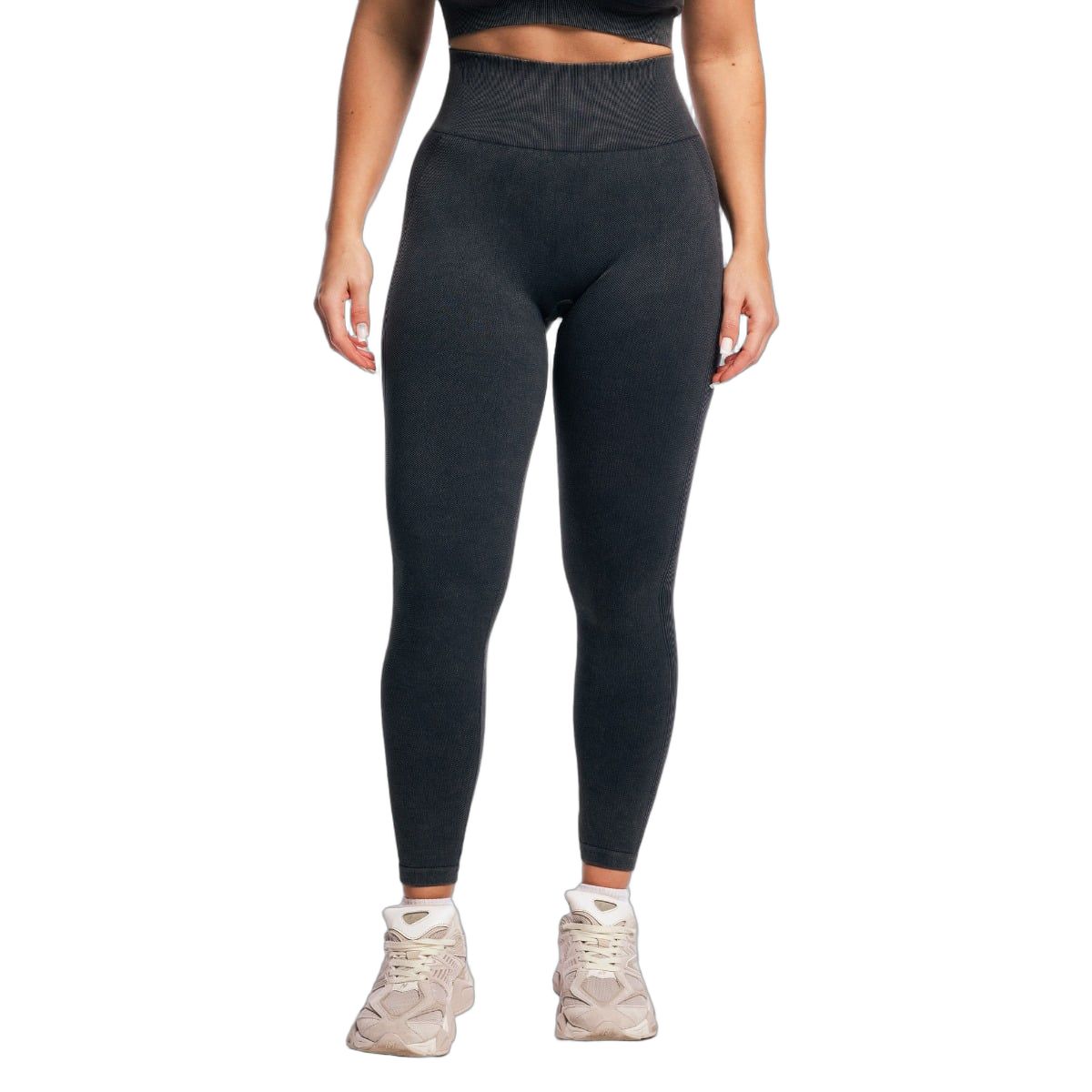 GymBeam Leggings für Frauen nahtlos mit hoher Taille Lift Coal 1 St