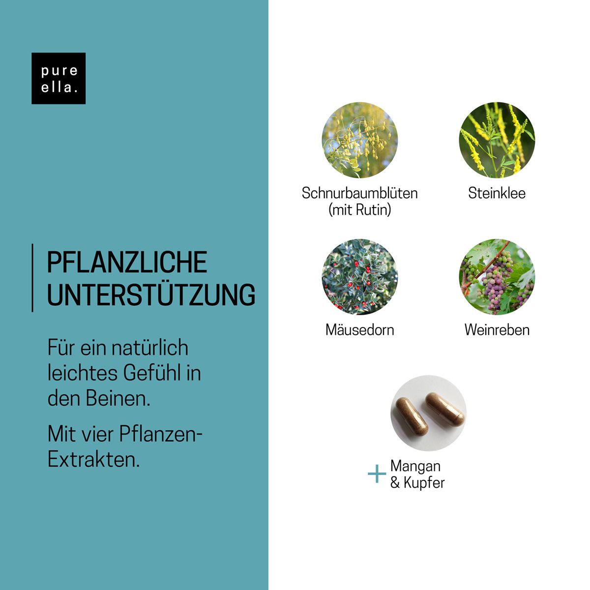 Pure Ella VENENLEICHT Kapseln