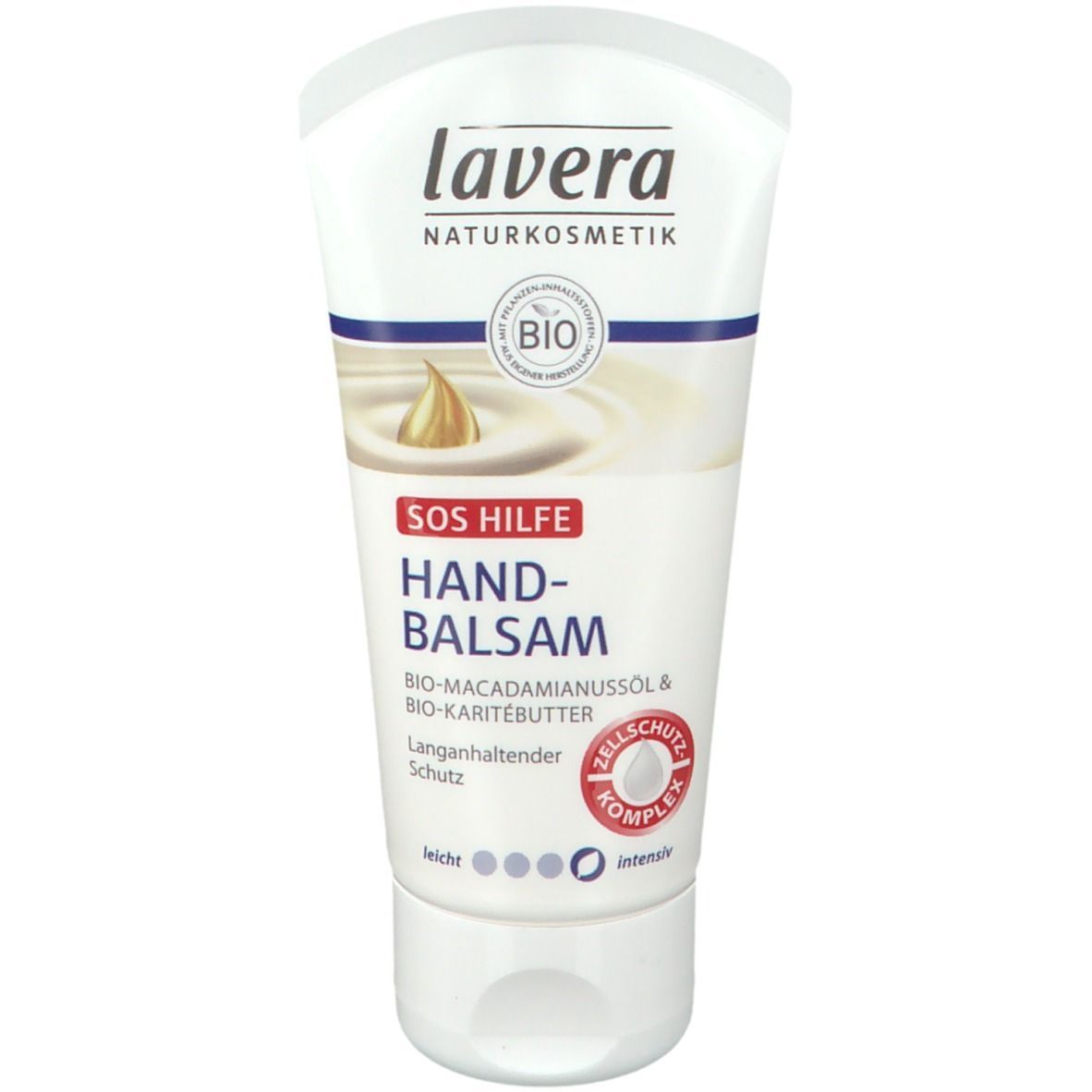 lavera SOS Hilfe Handbalsam Bio-Macadamianussöl & Bio-Karitébutter