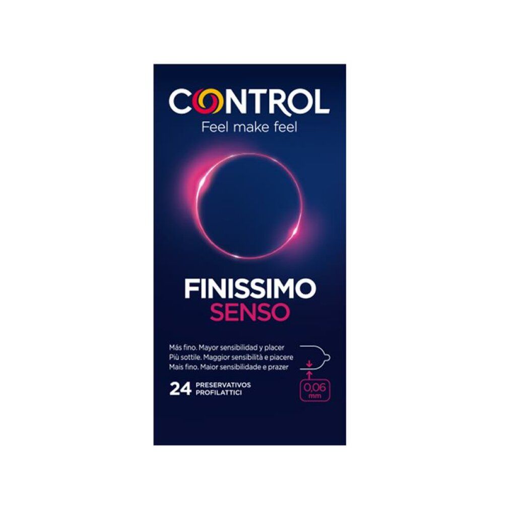 Control Finissimo Senso-Kondome. Box mit 24 feinen Kondomen