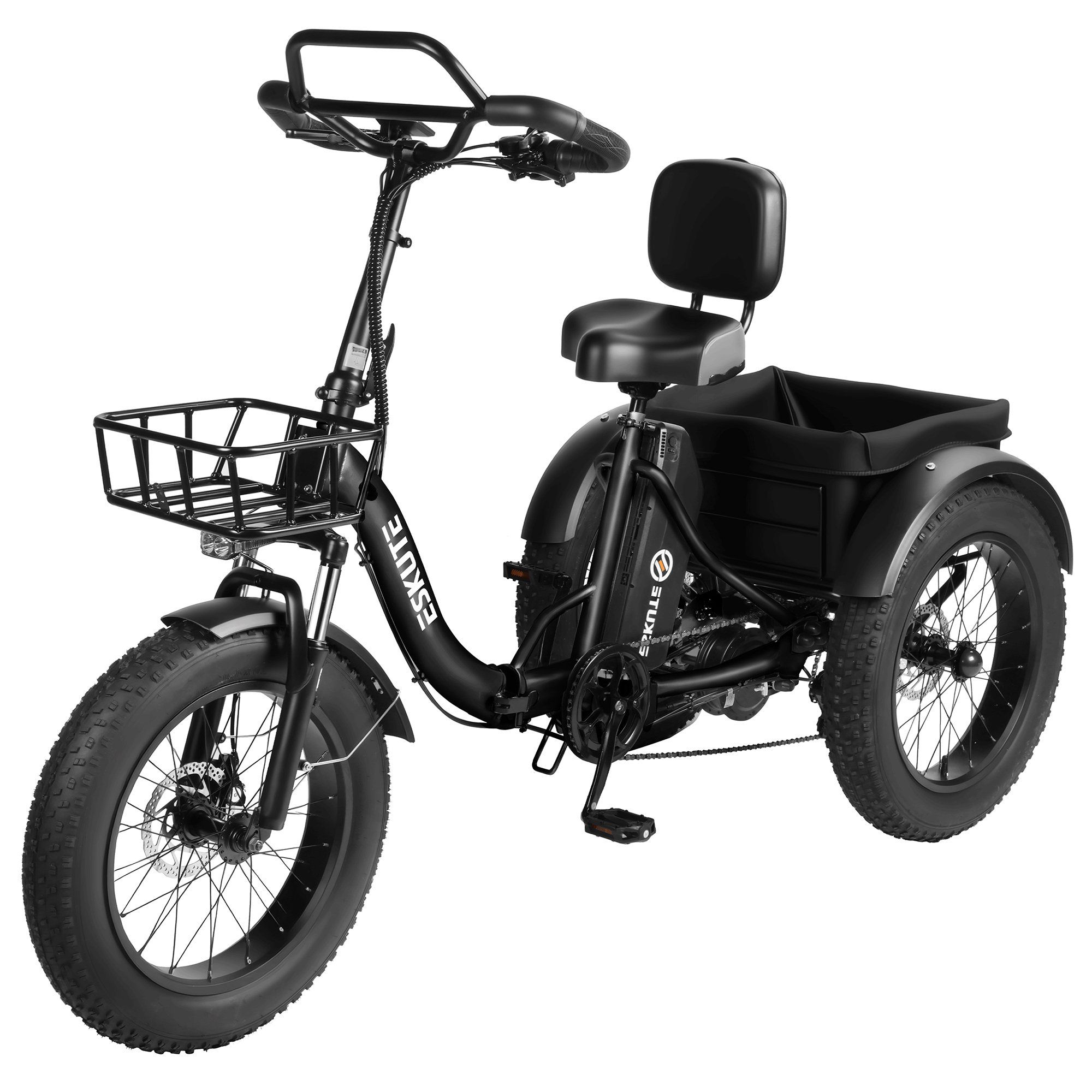 ESKUTE T302 Pro Elektrisches Lastendreirad, 48V 20,8Ah Akku