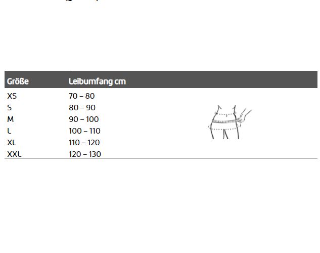 Lomba-Go LWS-Orth.gerade flex.Pel.Gr.XS grau 1 St Bandage(s)