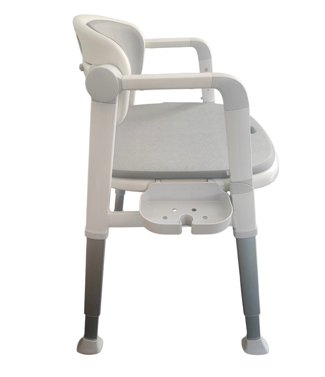 Versa Sitz- und Toilettenstuhl grau