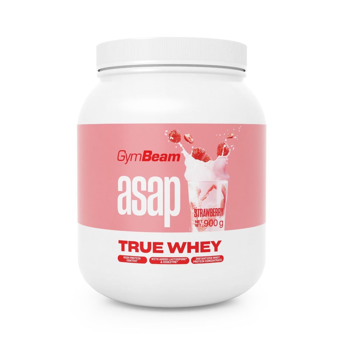 GymBeam True Whey Molkenprotein-Konzentrat Pulver 900 g