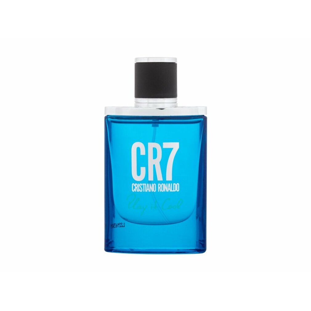 Cristiano Ronaldo CR7 Play It Cool Eau de Toilette Flakon in Blau.