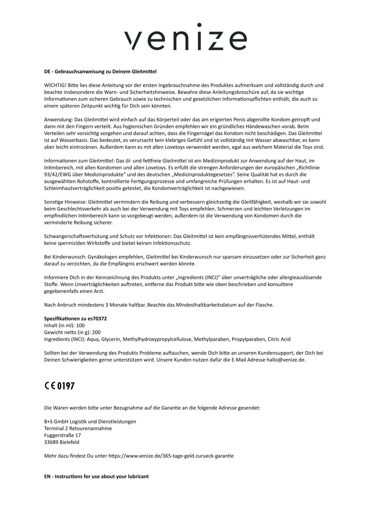 Lumunu ProVagin Beckenbodengleitgel (Bub-Edition)