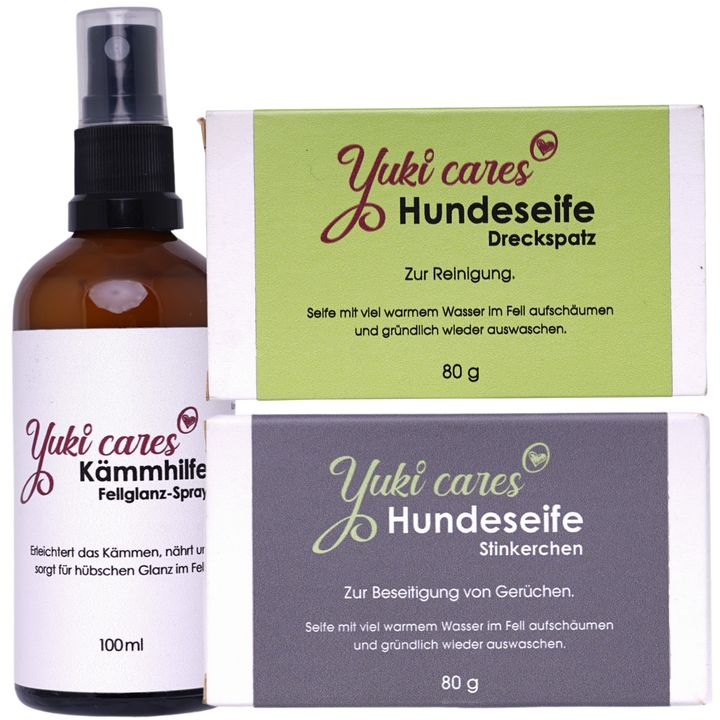 Yuki cares Spa-Set für Hunde & Katzen