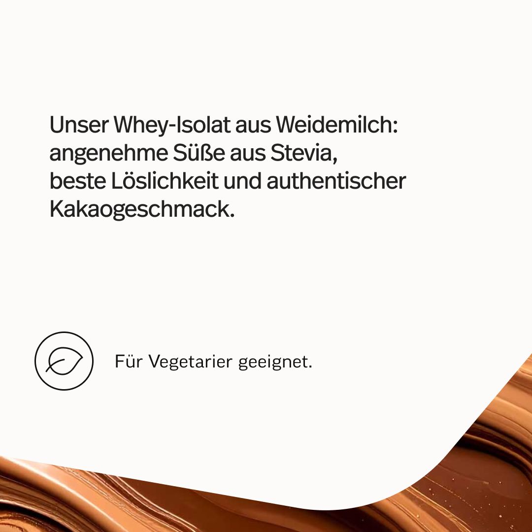 edubily® Whey Protein Isolat aus irischer Weidehaltung Kakao