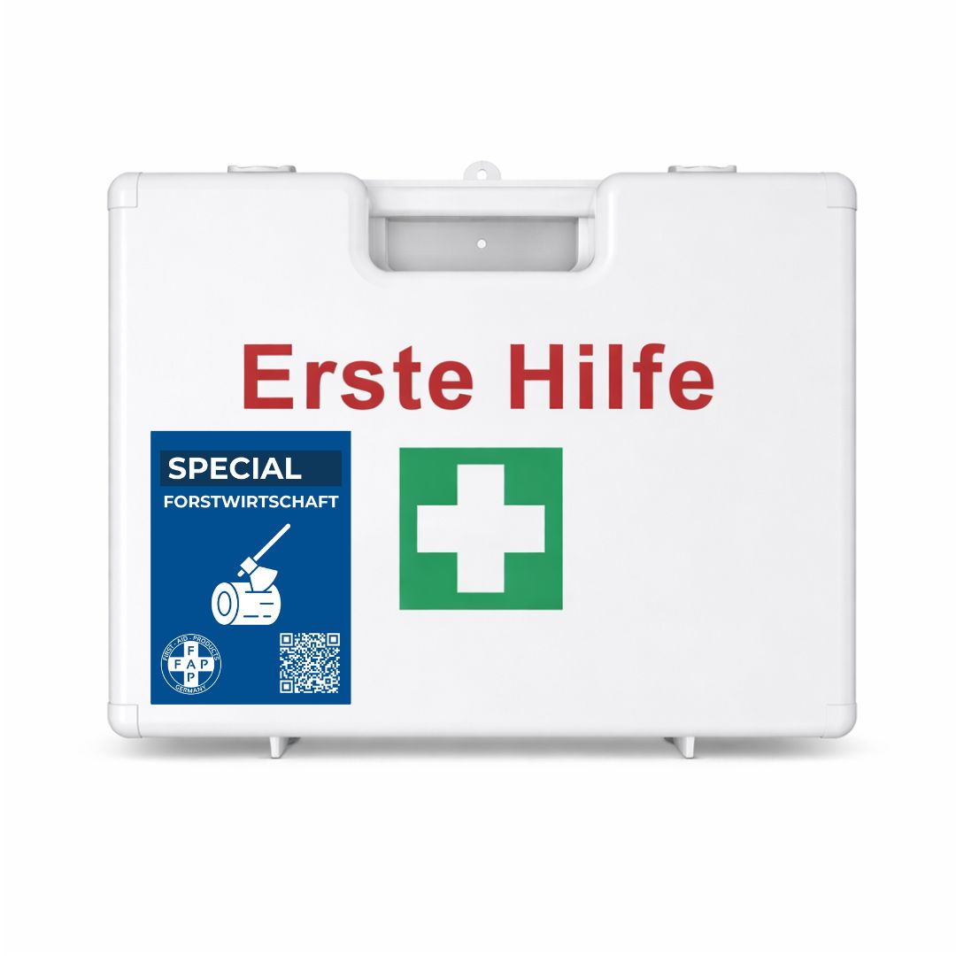 FAP First Aid Products Erste-Hilfe-Koffer Forstwirtschaft DIN 13157 - weiß 1 St