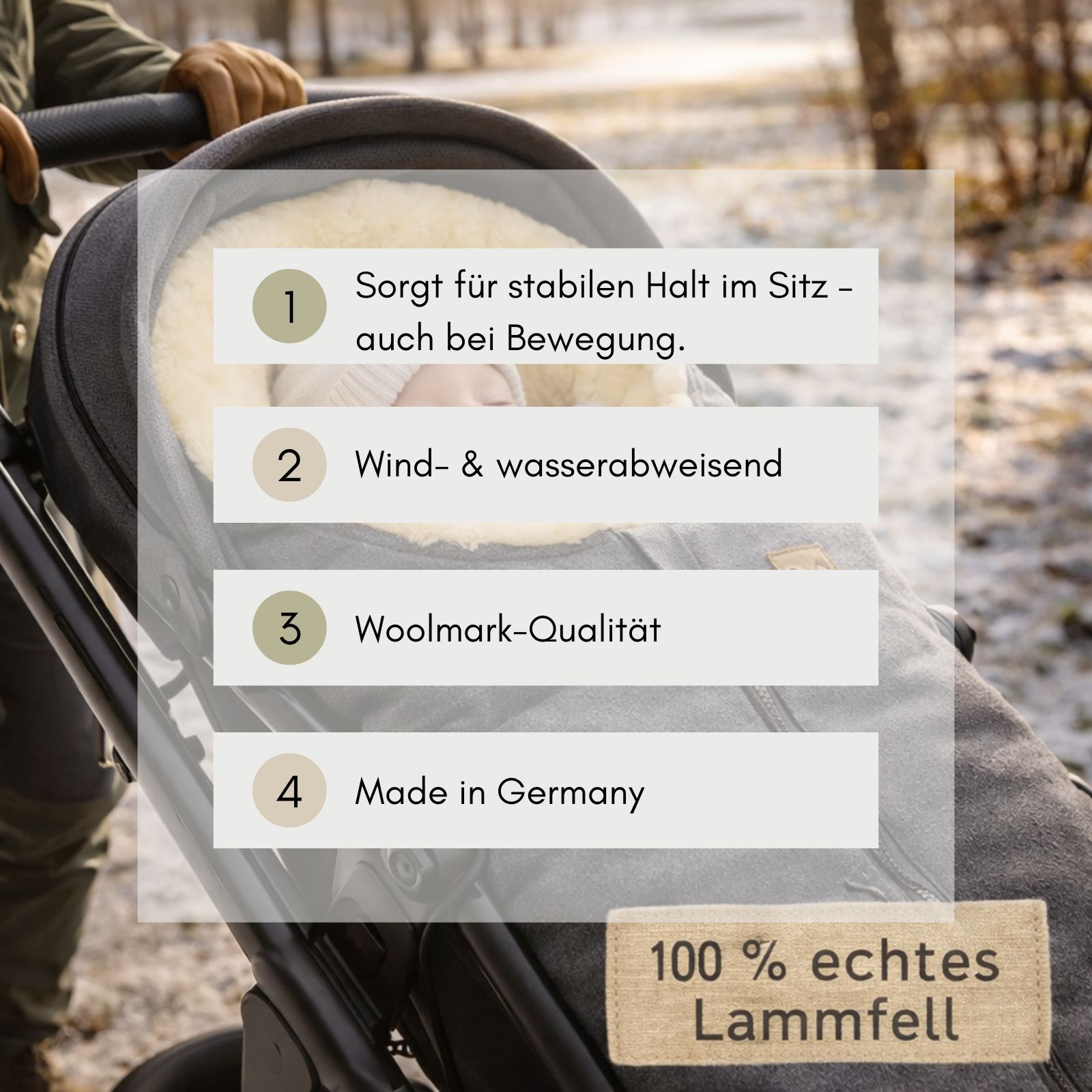 Heitmann Felle Lammfellfußsack