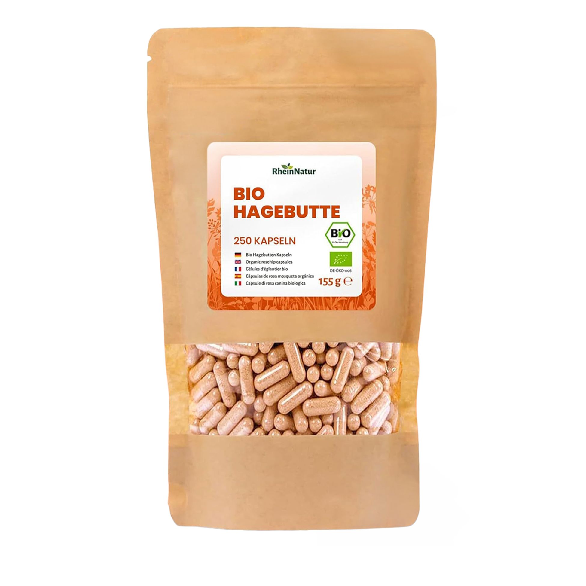 RheinNatur Hagebutten Kapseln