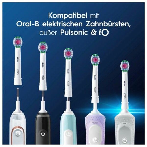 Oral-B - Aufsteckbürsten 'Pro 3D White' in Weiß Box 12 St Zahnbürste