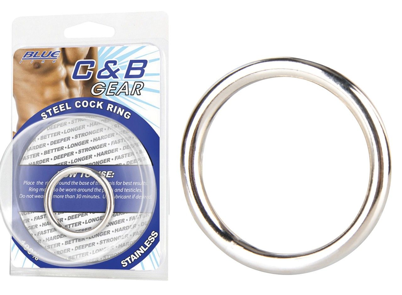 Blue Line c&b gear 1.3 Steel Cock Ring 1