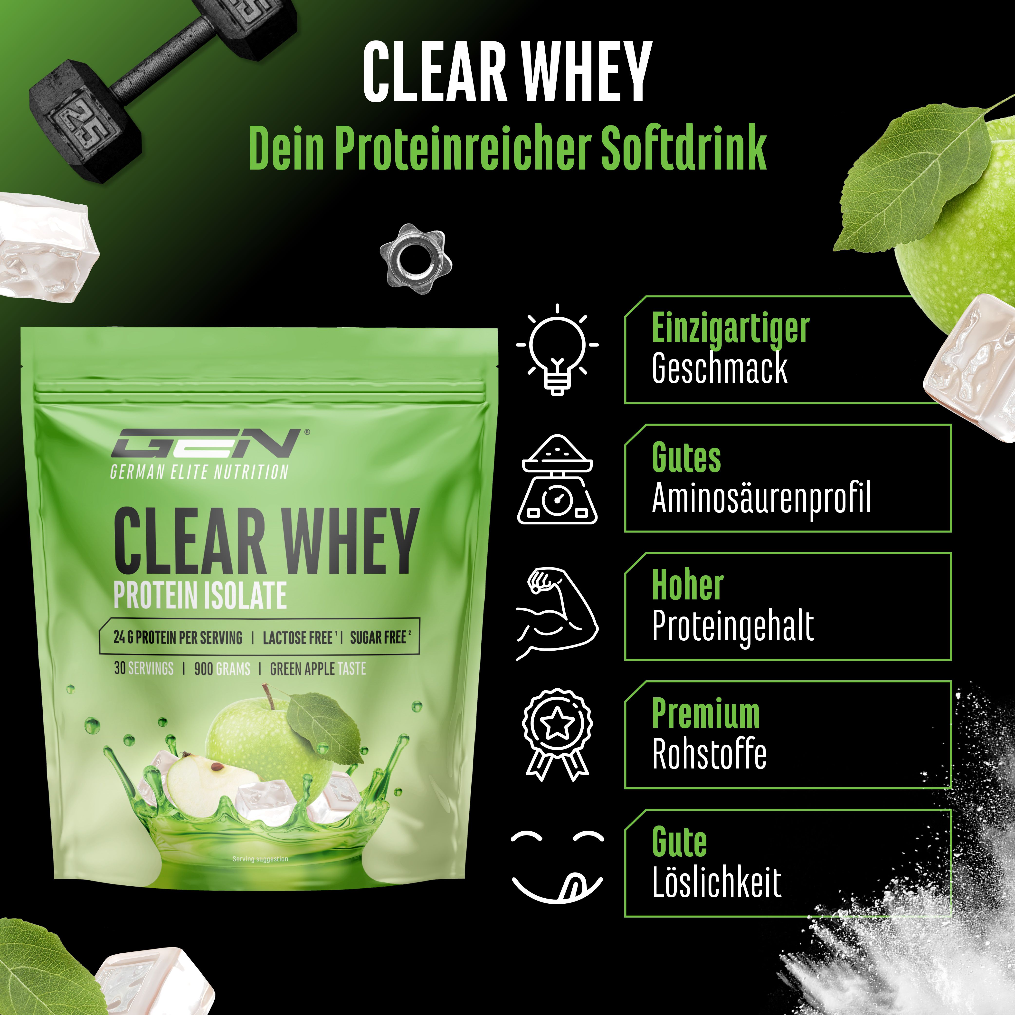 GEN Clear Whey Protein Isolat