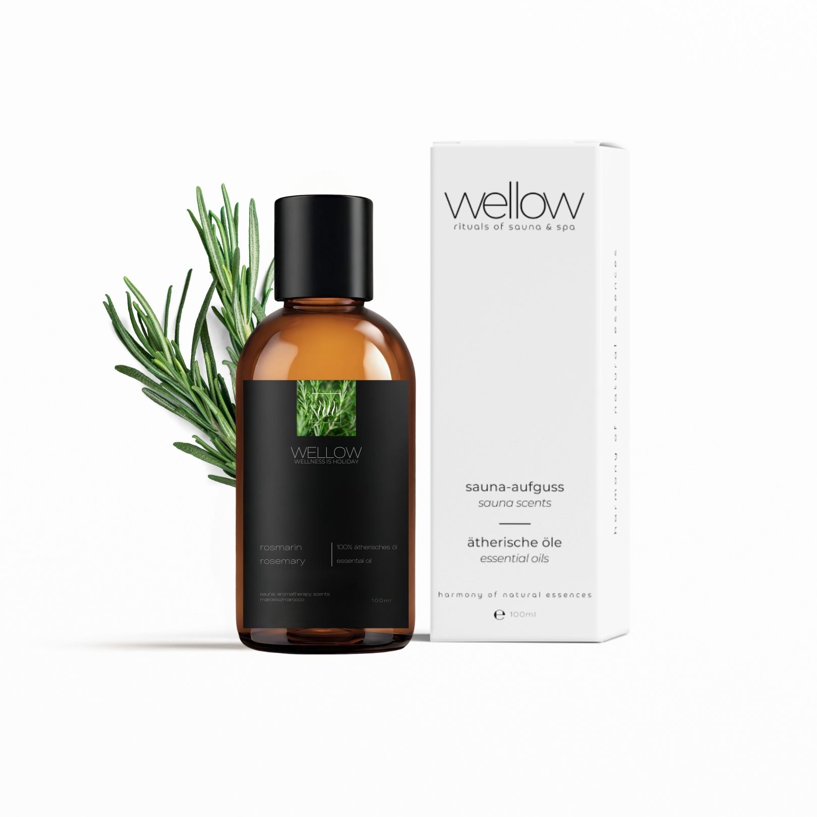 Wellow Ätherisches Öl Rosmarin 100 ml