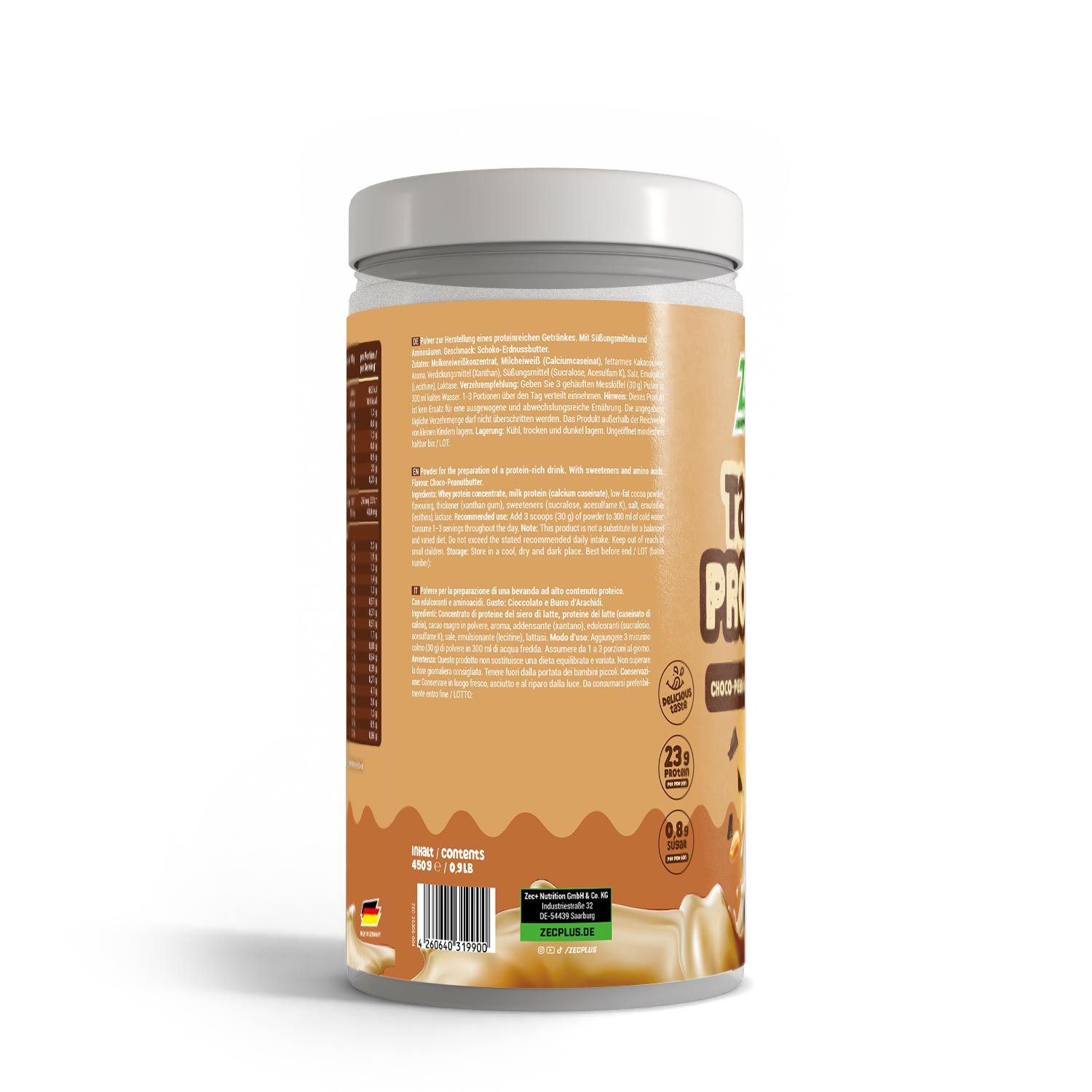 ZEC+ TASTY PROTEIN Chocolate Peanutbutter
