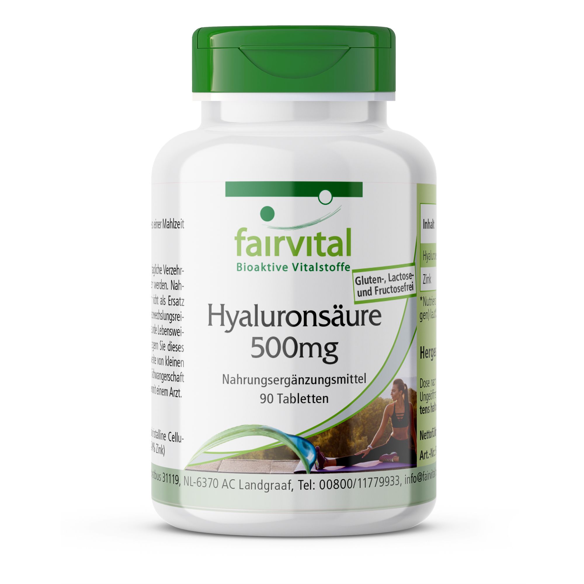 Fairvital | Hyaluronsäure 500mg 90 St