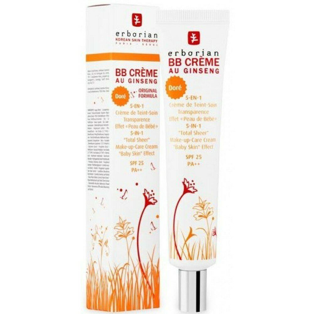 Erborian Korean Skin Therapy Paris Seoul BB Creme au Ginseng Doré LSF 20