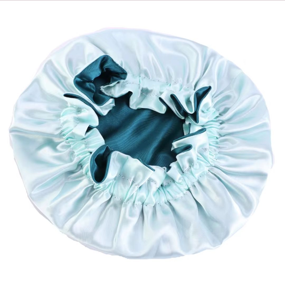 Afroricci Cuffia notte in satin 100% per bambini
