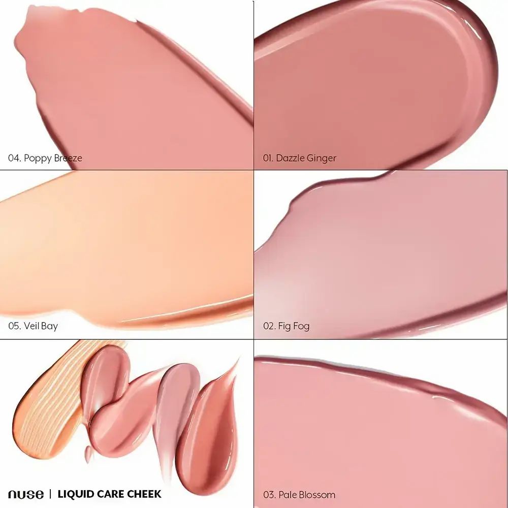 NUSE Liquid Care Cheek 01 Dazzle Ginger – Flüssiges Rouge