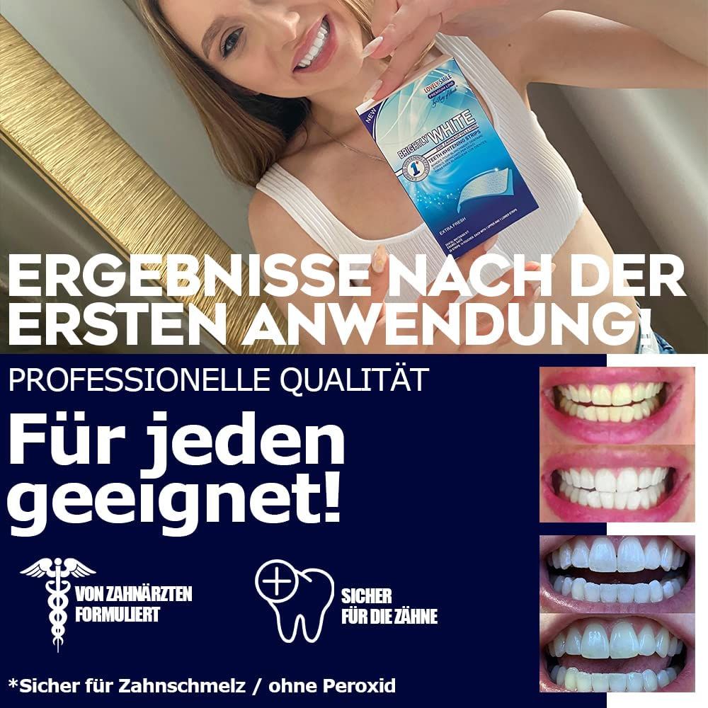 Lovely Smile WHITE-STRIPS Bleaching Stripes Zahnaufhellung-Streifen