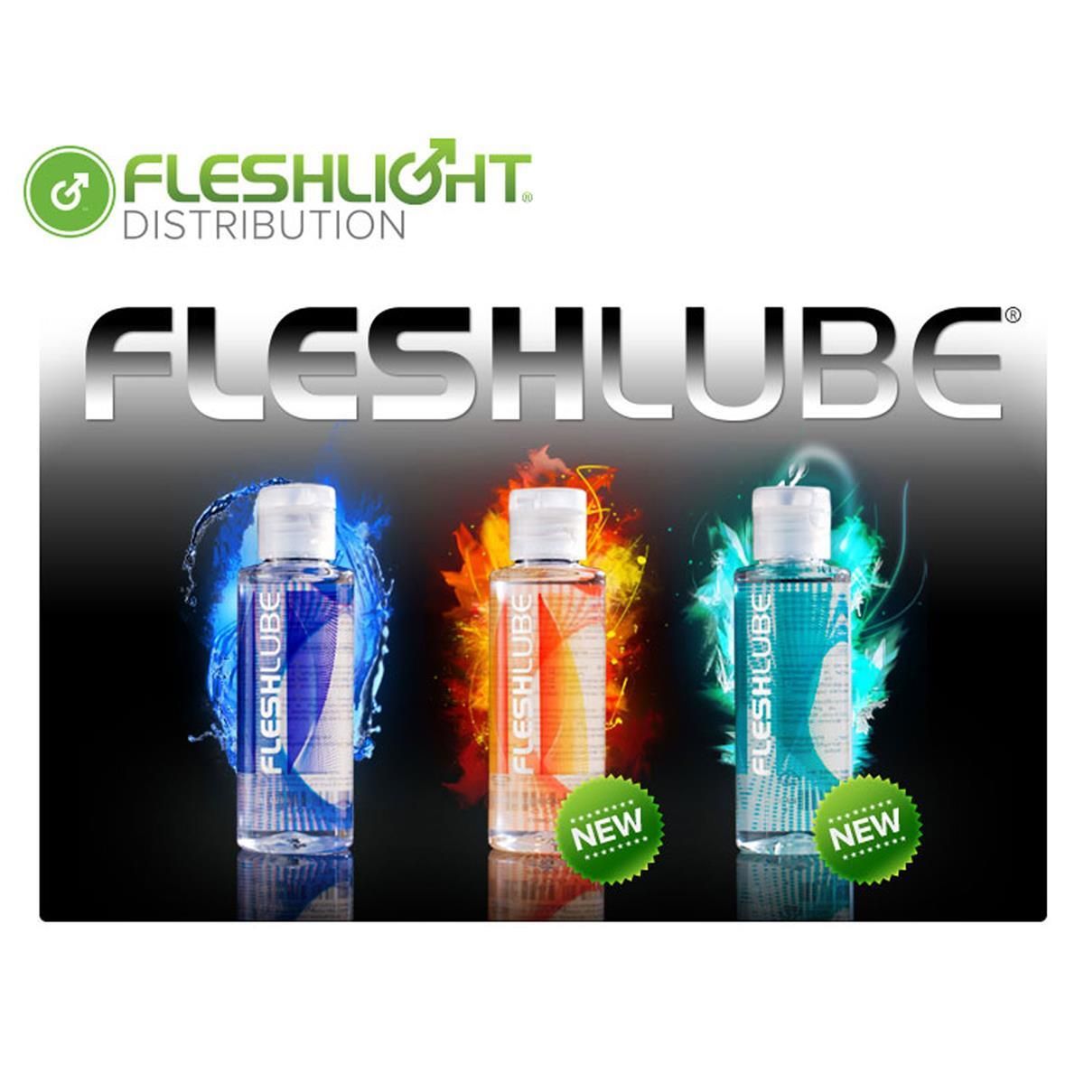 Gleitgel "Fleshlube ice waterbased" mit Cooling Effekt | Hypoallergen und natürlich | Fleshlight