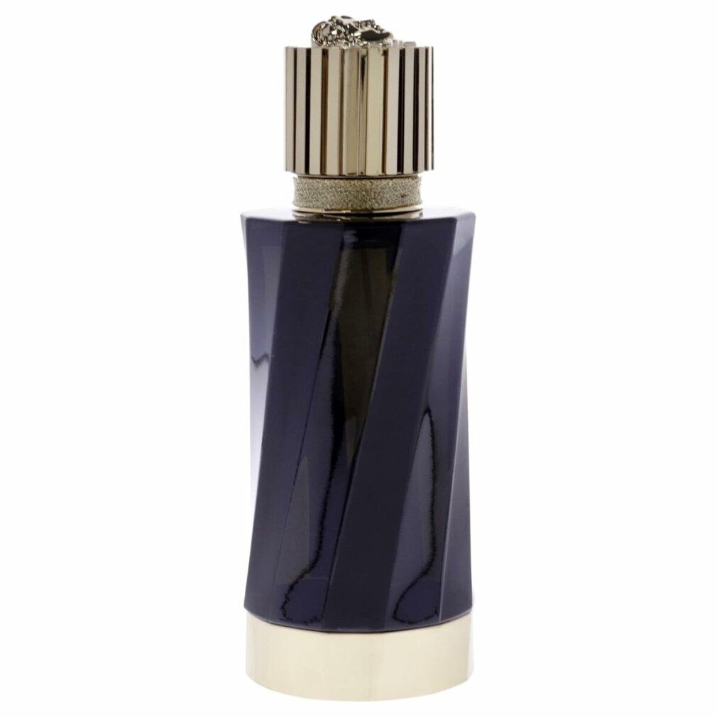 Versace Atelier Fleur de Maté Eau de Parfum Flakon mit goldenem Verschluss.