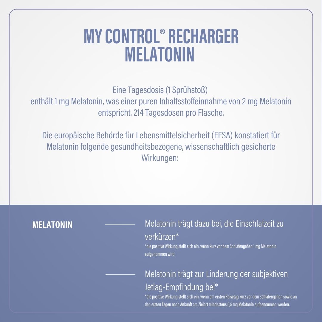 my Control® Vitality Recharger - Melatonin Spray