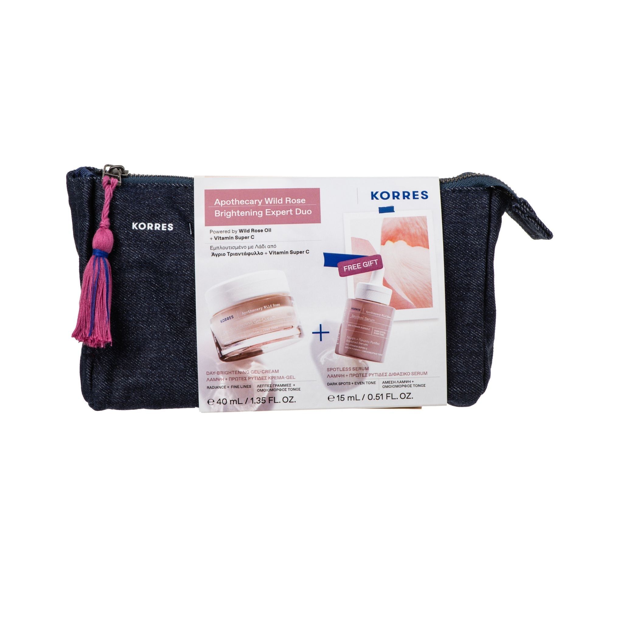 Korres Apothecary Wild Rose Strahlender Teint - Expert Duo 1 St Set