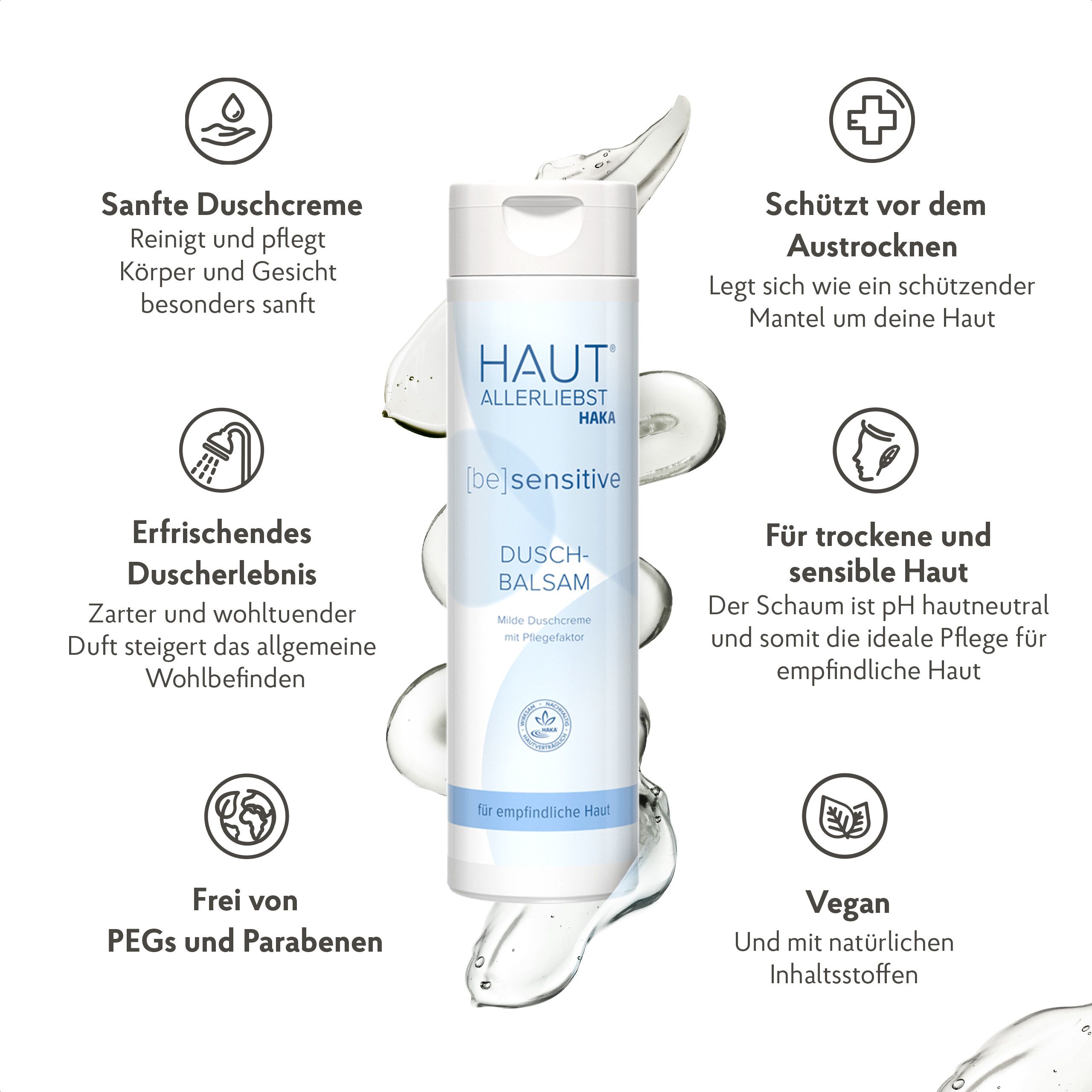 HAKA Duschbalsam für empfindliche Haut
